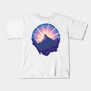 Mountain at Sunrise Kids T-Shirt